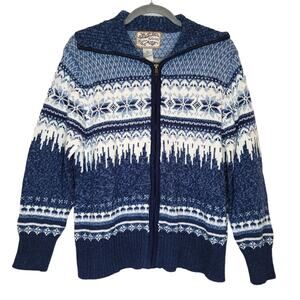 Vintage 90's Heirloom Collectibles Ramie Fair Isle Cotton Blend Sweater, Large